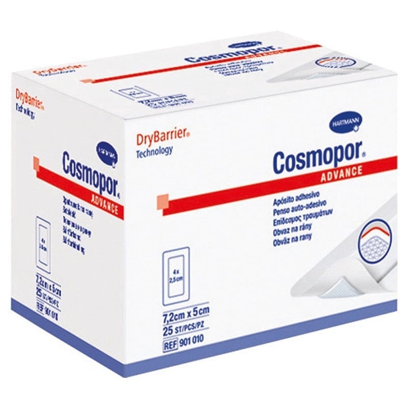 HartMann Cosmopor advance plasturi sterili 7,2 x 5 cm x 25buc