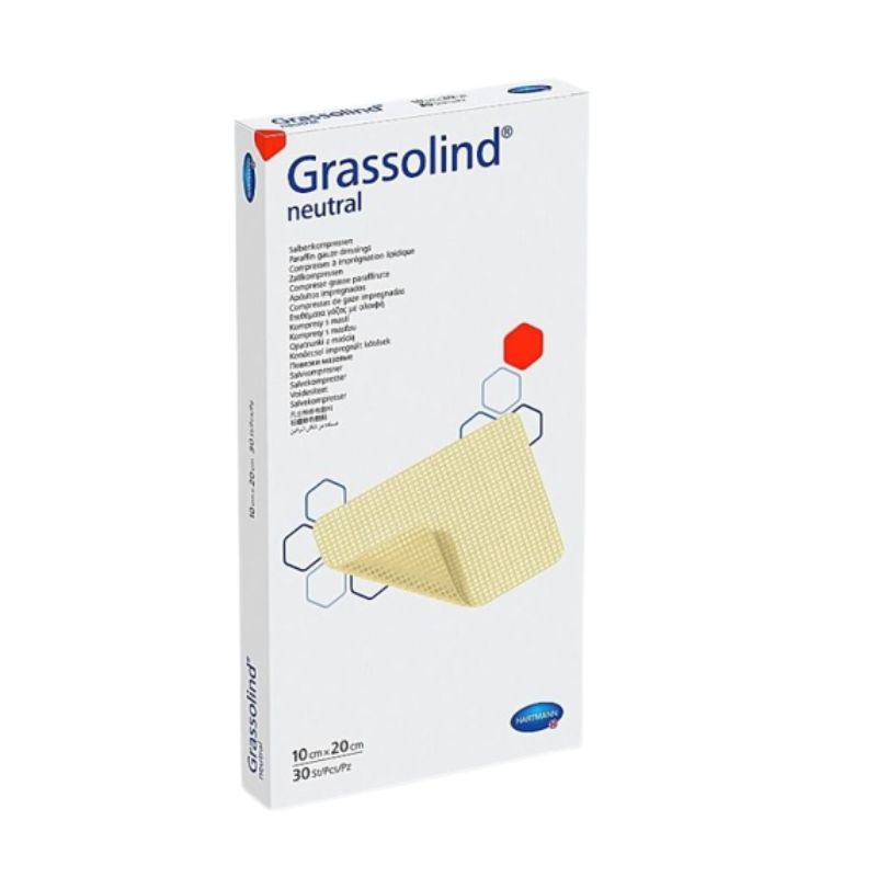 Pansament cu unguent Grassolind 10x20cm, 30 bucati, HartMann 10x20cm imagine noua