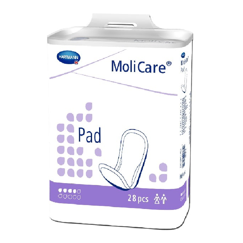 Tampoane absorbante incontinenta usoara, 4 picaturi MoliCare Pad, 28 bucati, HartMann