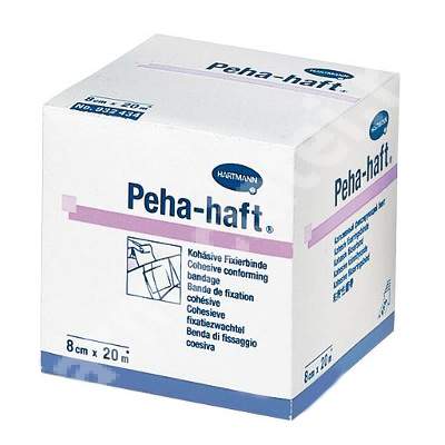 HartMann Peha-haft bandaj fixare pansamente 8 cm*20 m, 1bucata