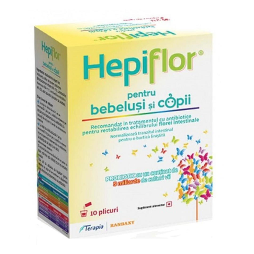 Hepiflor pentru copii si bebelusi, 10 plicuri