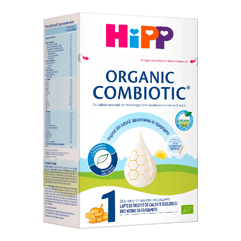 Formula lapte praf de inceput, 1, Organic Combiotic, 800g, Hipp