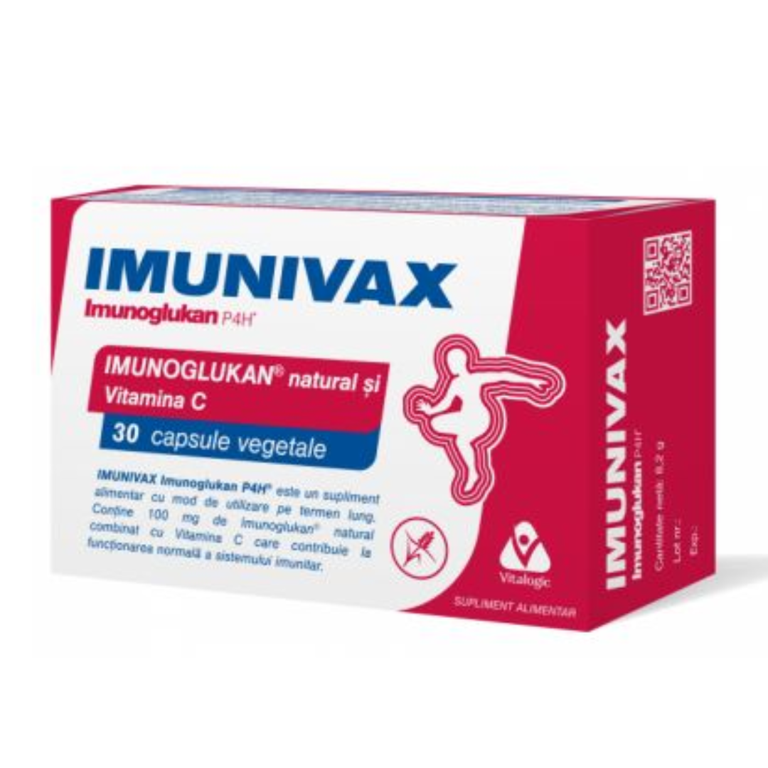 Imunivax Imunoglukan P4H, 30 capsule, Vitalogic