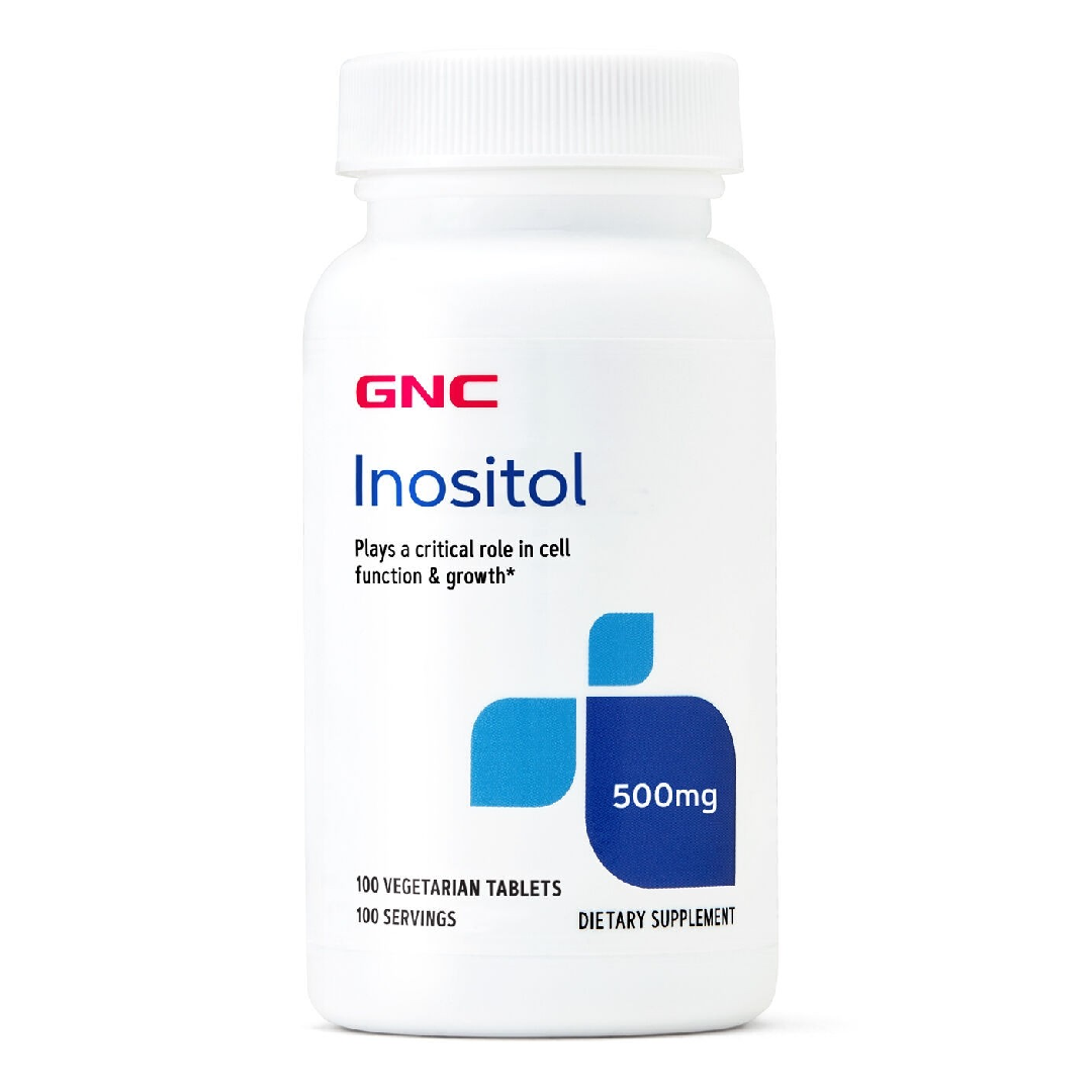 Inositol 500 mg, Inozitol, 100 tablete, GNC 