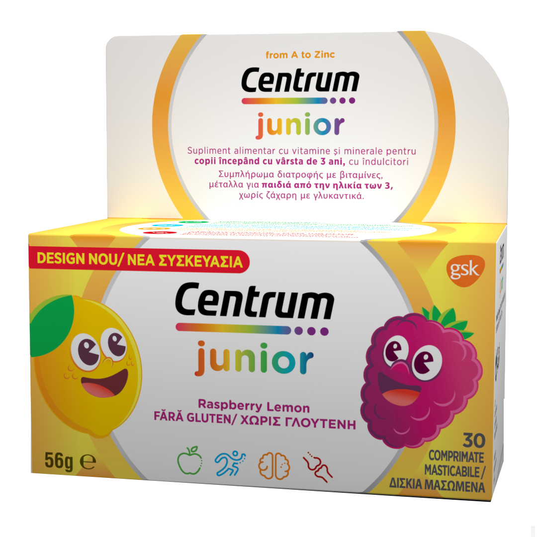 Centrum Junior A-Z Pro, 30 comprimate, Gsk