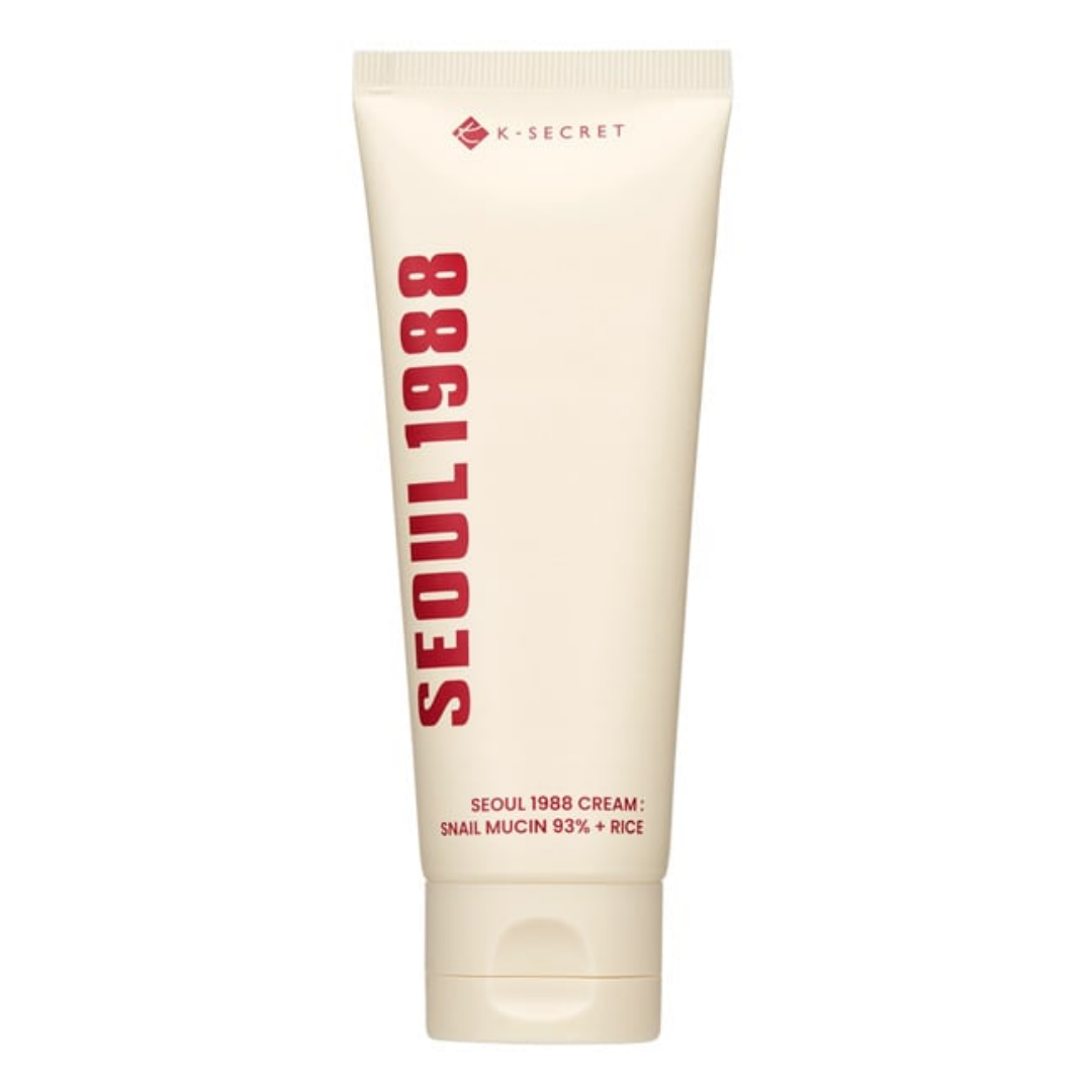 Crema ultra-hidratanta Snail Mucin 93% + Rice, 100 ml, K-SECRET SEOUL 1988