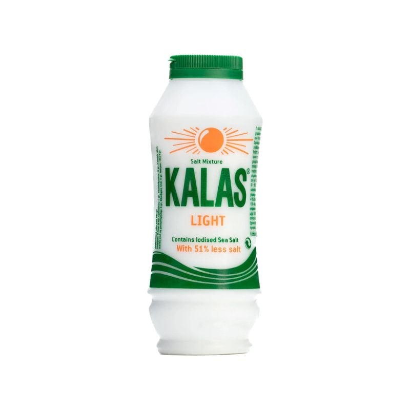 Sare de mare light cu 51% mai putina sare, 375 g, Kalas 