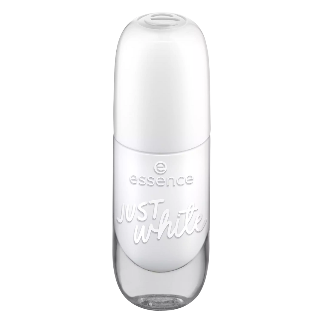 Lac pentru unghii Just White Gel Nail Colour, 8 ml, Essence