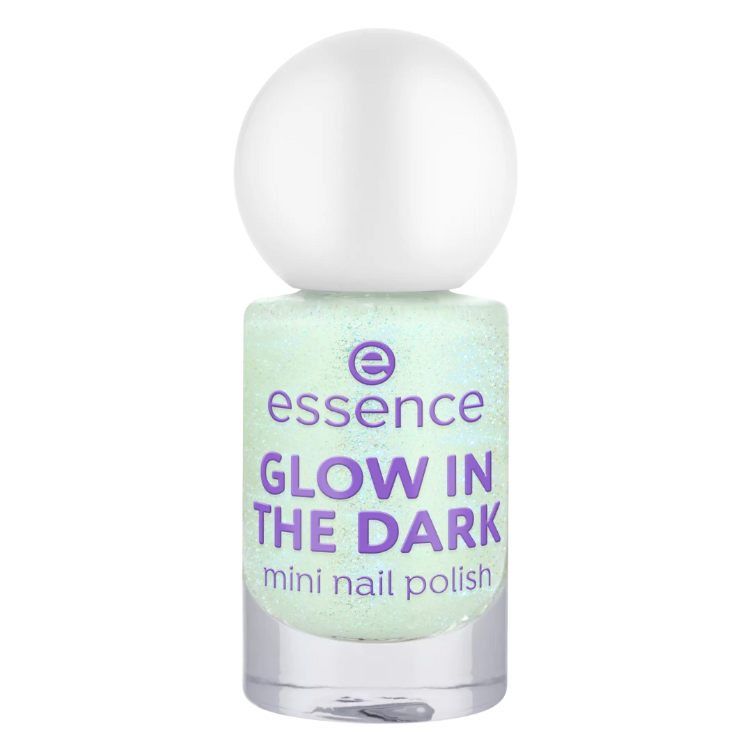Lac pentru unghii mini, 01 Glow in the Dark, 5ml, Essence