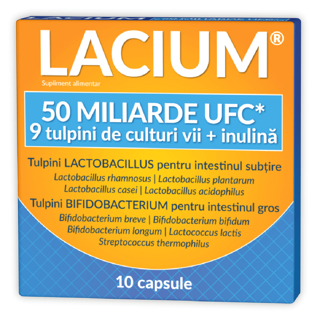 Lacium 50 miliarde UFC, 10 capsule, Zdrovit Lacium 50 miliarde UFC, 10 capsule, Zdrovit