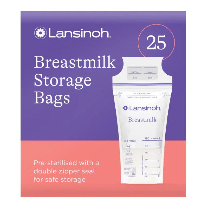 Pungi de stocare lapte matern, 25 pungi, Lansinoh