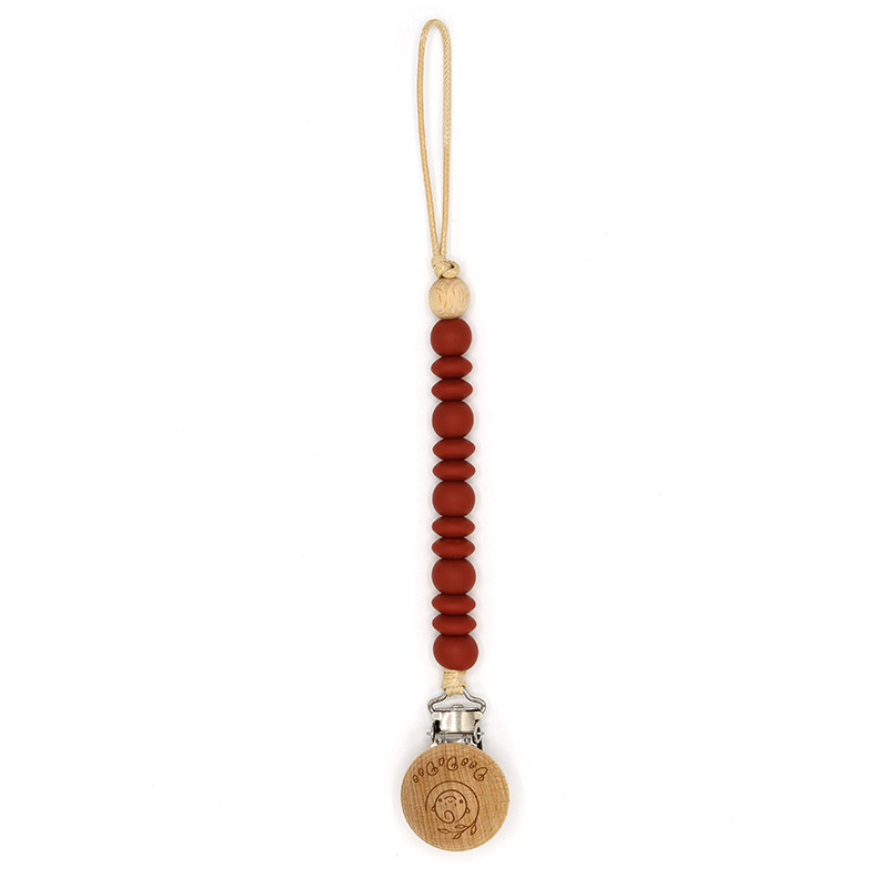 Lantisor suzeta Colour Block Maroon, 1 bucata La Reducere Block
