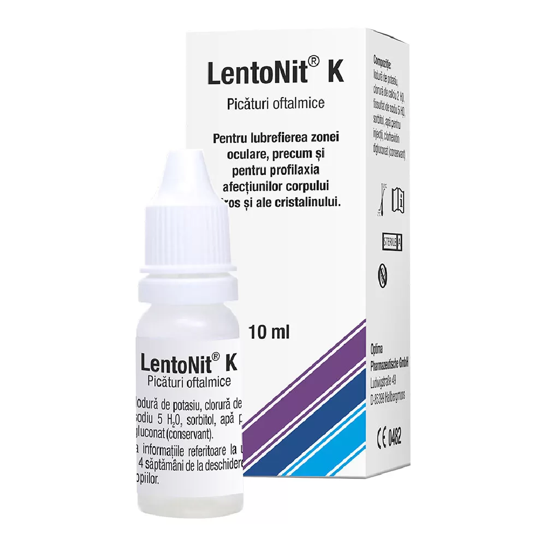 LentoNIT K picaturi oftalmice, 10 ml