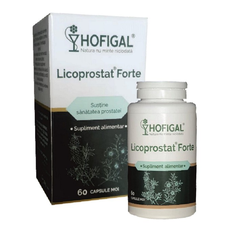 Licoprostat Forte, 60 capsule moi, Hofigal