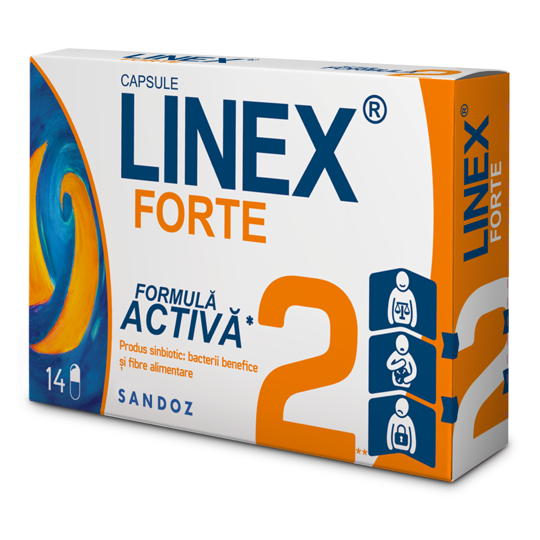 Linex Forte, 14 capsule, Sandoz