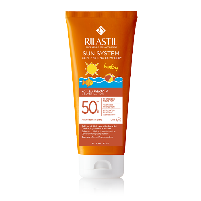 Lotiune Catifelata Pentru Copii Spf 50+ Sun System, 200ml, Rilastil