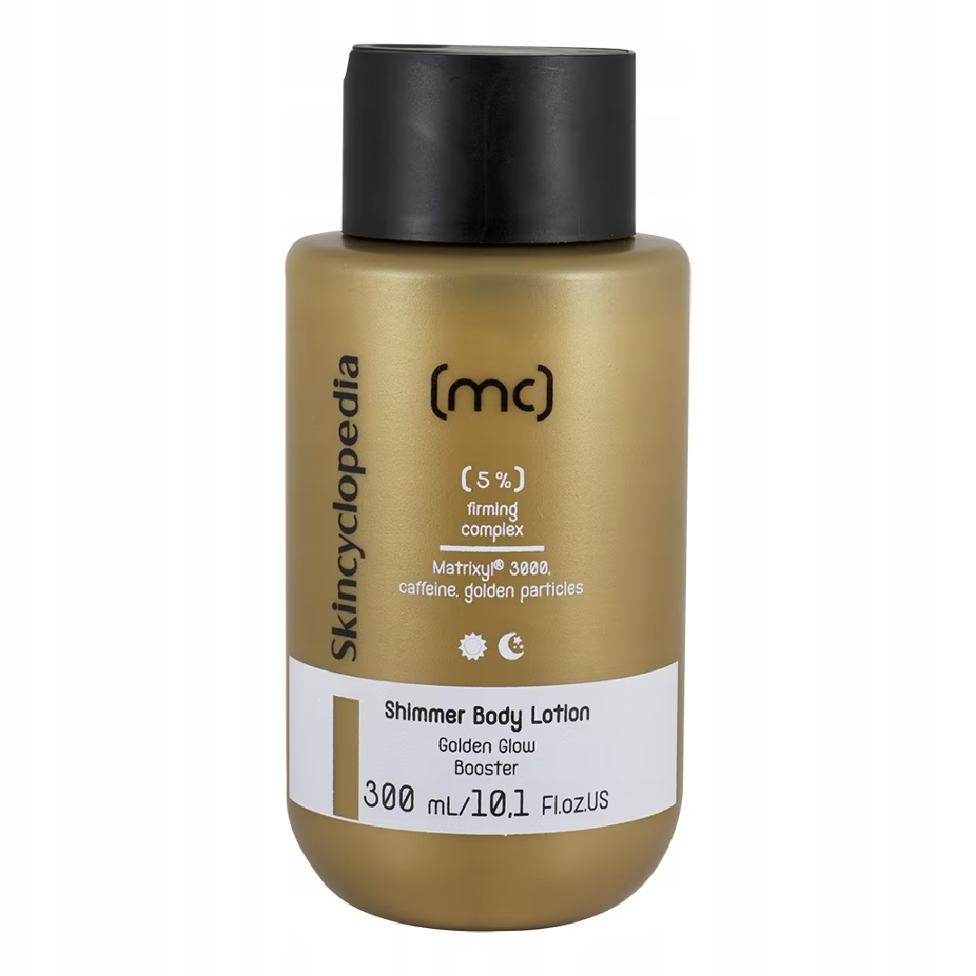 Lotiune de corp Shimmer 5% Complex de Fermitate, 300 ml, Skincyclopedia