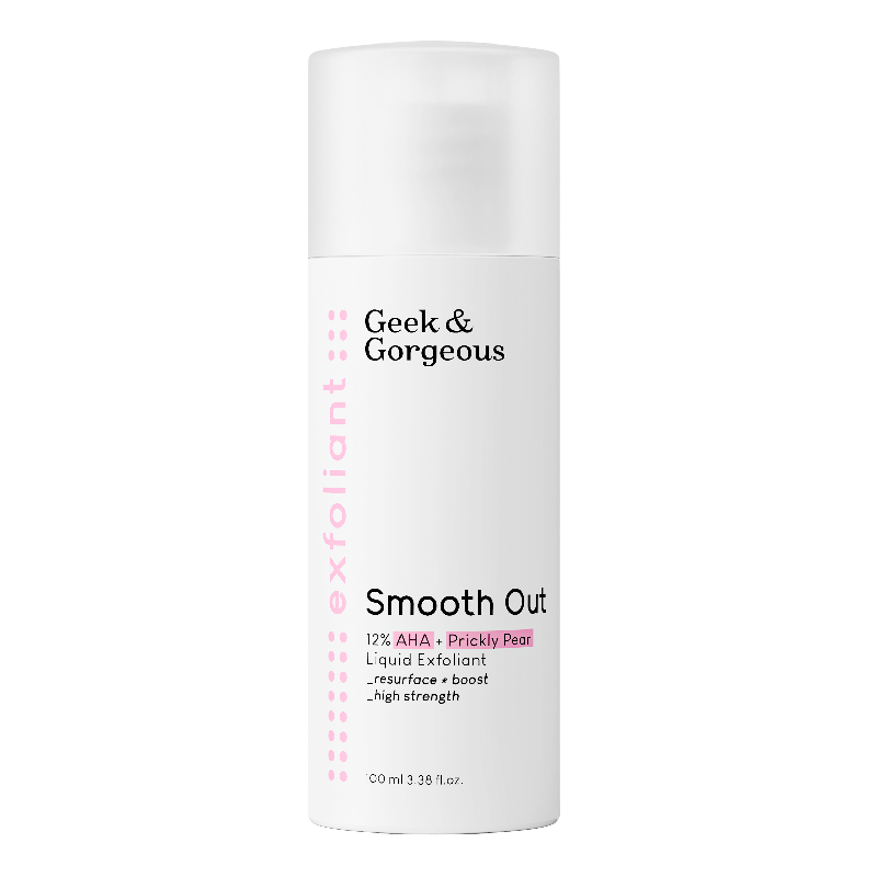 Lotiune exfolianta Smooth Out, 100 ml, Geek & Gorgeous