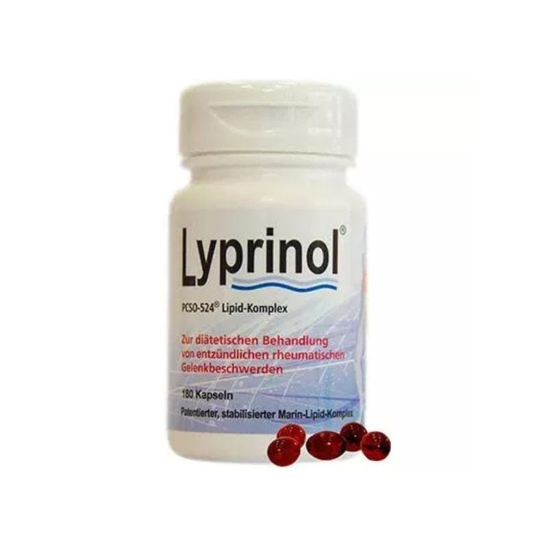 Complex lipidic marin Lyprinol, 180 capsule, Pharmalink 180 imagine noua