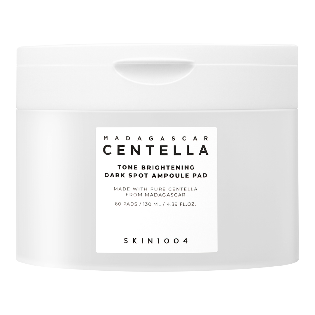 Dischete tonice Madagascar Centella Tone Brightening Dark Spot Ampoule Pad, 60 bucati, Skin1004