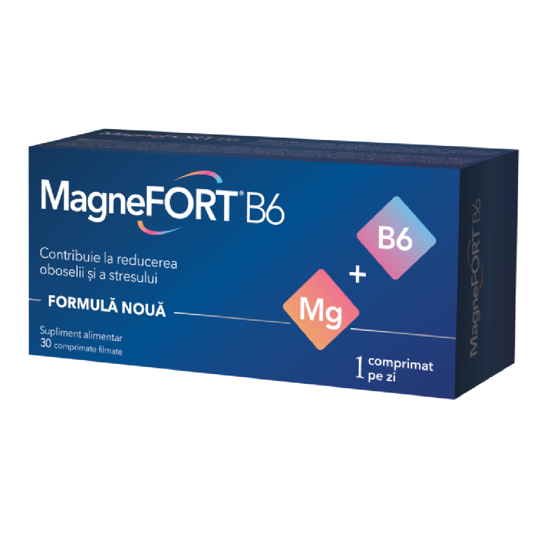 Magnefort® B6, 30 Comprimate, Biofarm