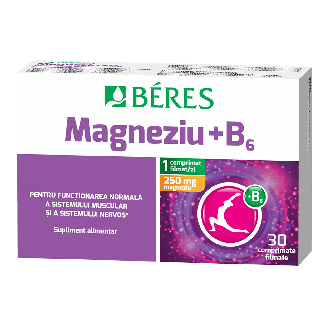 Beres Magneziu + B6, 30 tablete