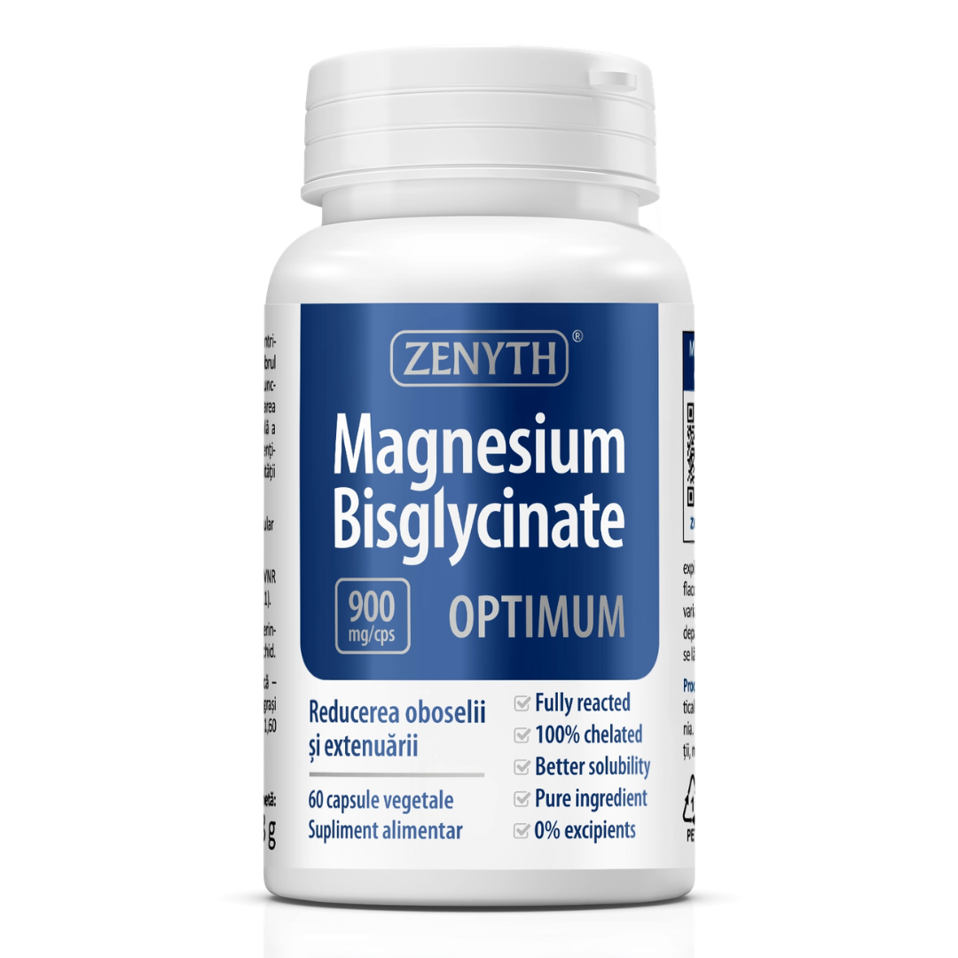 Magneziu Bisglicinat Optimum, 60 capsule, Zenyth