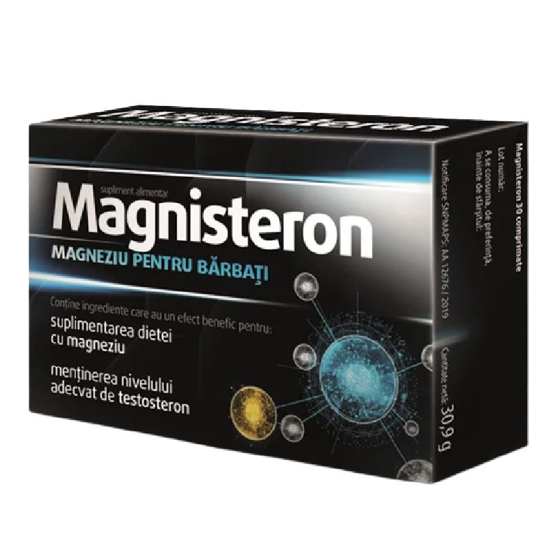 Magnisteron magneziu pentru barbati, 30 comprimate, Aflofarm farmacie nonstop online pret mic aptta