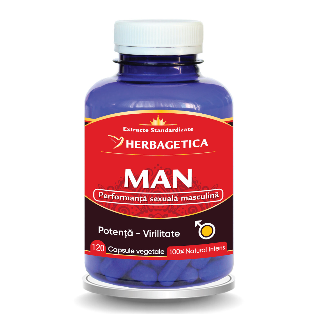 Man zen forte, 120 capsule, Herbagetica