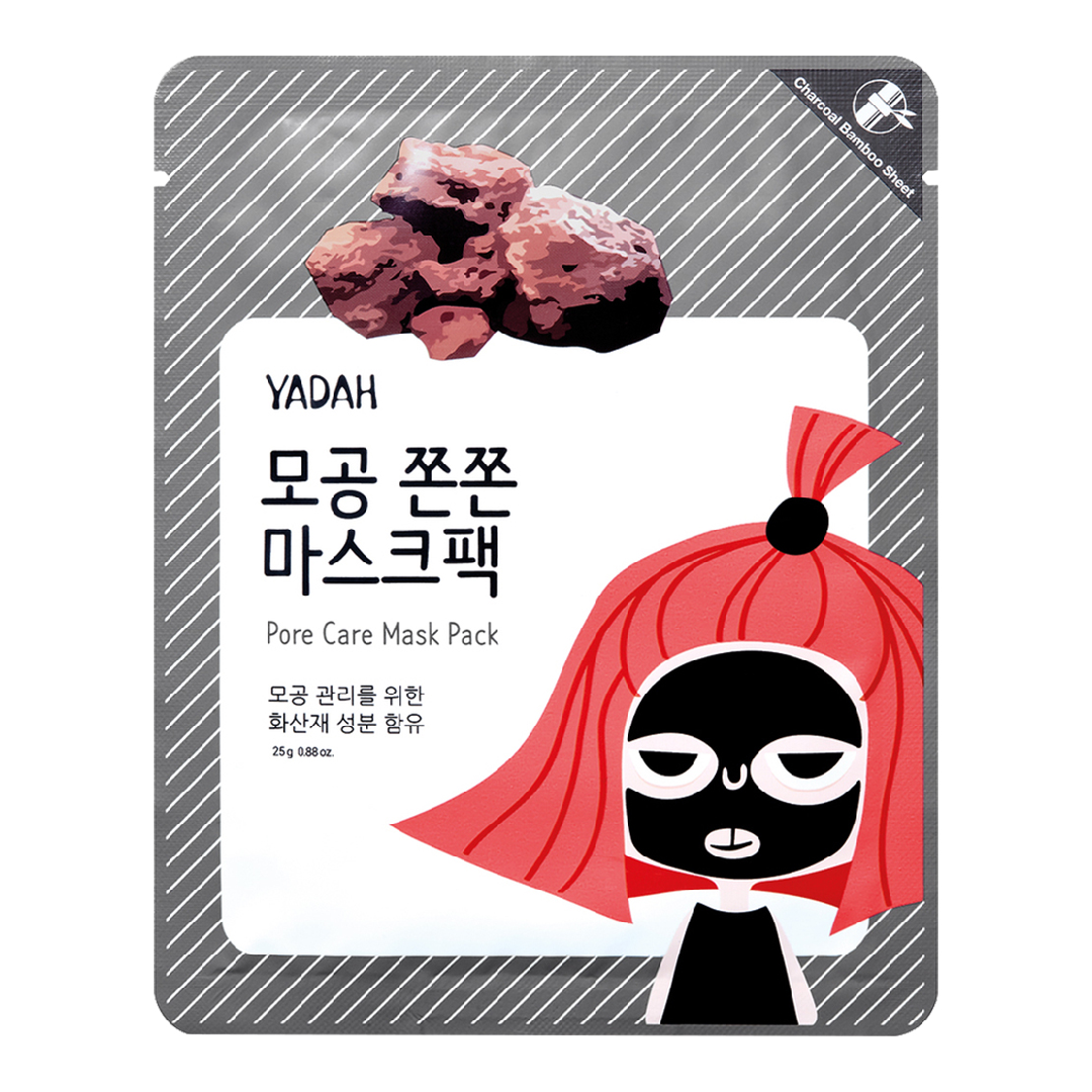Masca de fata Pore Care Charcoal, 25g, Yadah