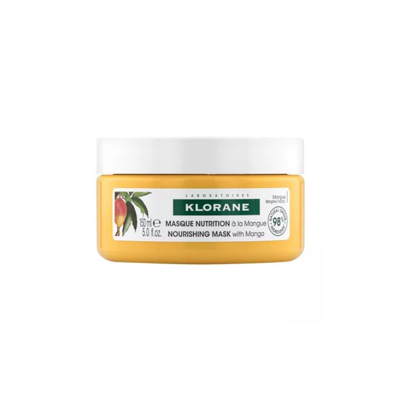 Masca Nutritiva Cu Unt De Mango Pentru Par Uscat, 150 Ml, Klorane