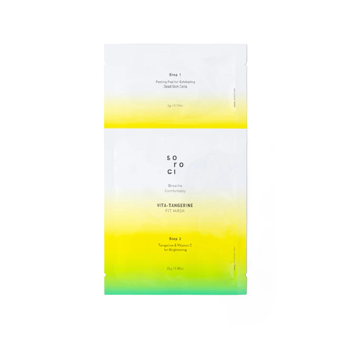 Masca pentru fata in 2 pasi Vita Tangerine Fit, Soroci Masca pentru fata in 2 pasi Vita Tangerine Fit, Soroci