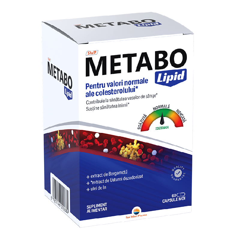 Metabo Lipid, 60 capsule moi, Sun Wave Pharma