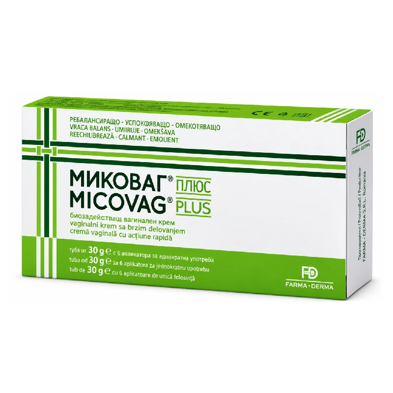 Micovag Plus crema vaginala, 30 g, Farma Derma