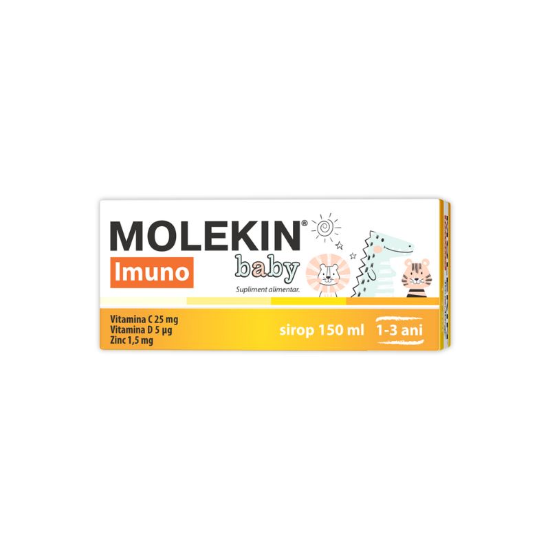 Sirop Molekin Imuno Baby 1-3 ani, 150 ml, Zdrovit