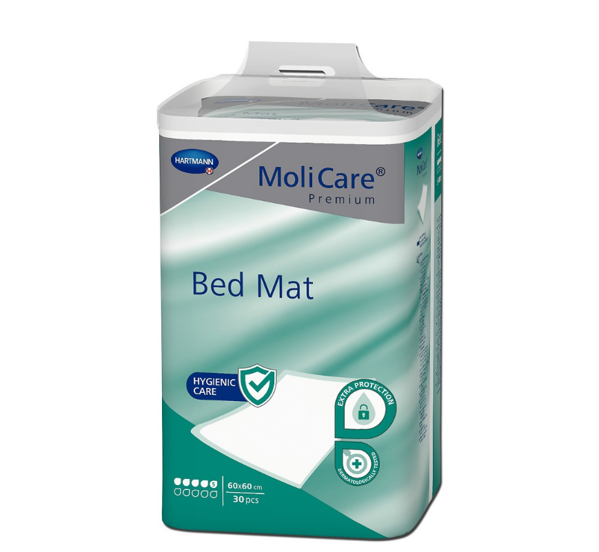 MoliCare® Premium Bed Mat Aleze 5 picaturi, 60x60cm x 30 buc