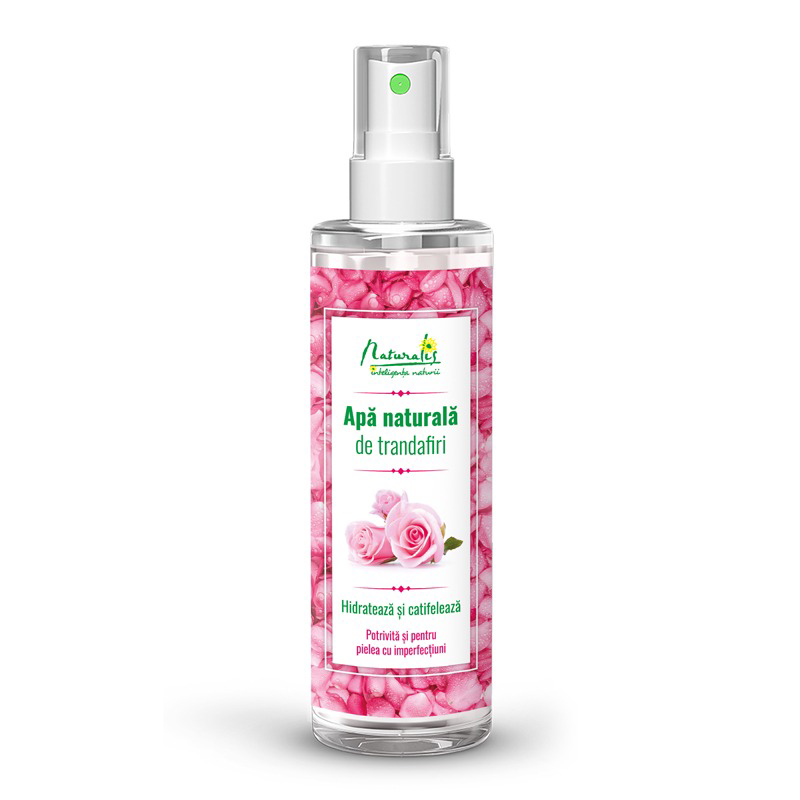 Apa de trandafiri cu pulverizator, 100 ml, Naturalis 