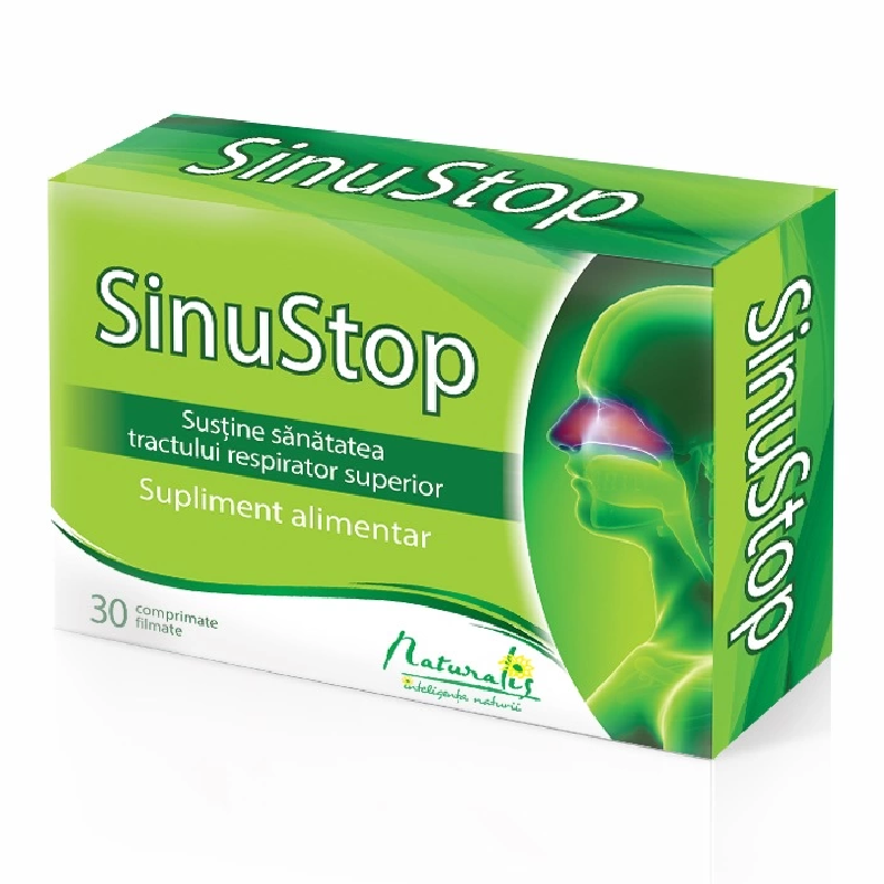 SinuStop, 30 comprimate filmate, Naturalis 