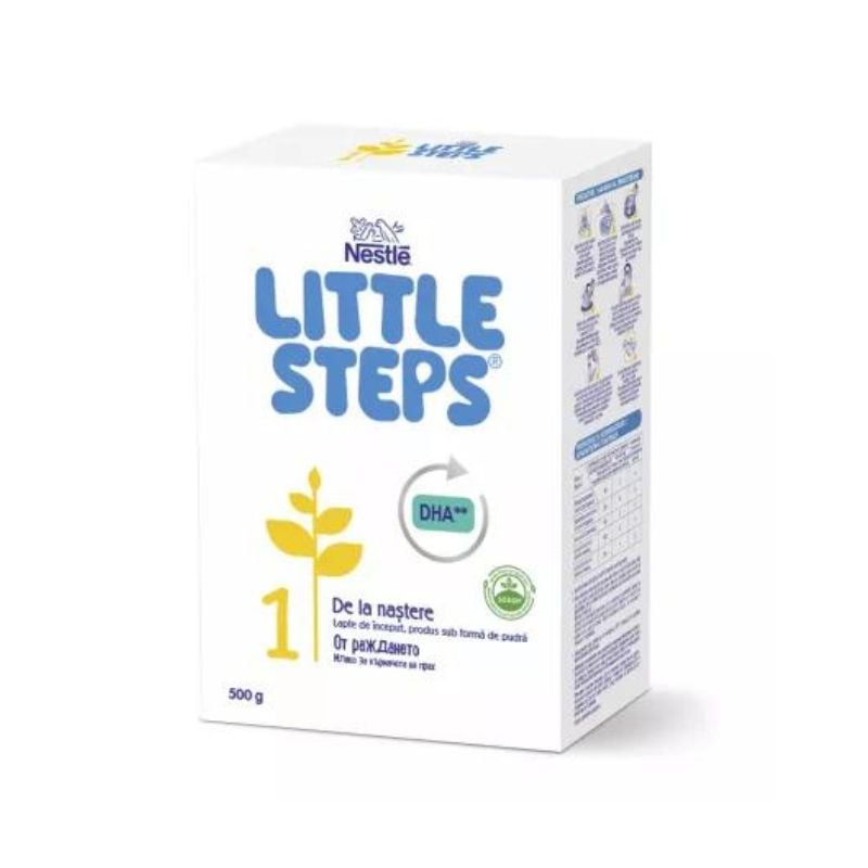 Lapte praf de inceput Little Steps 1, 0 – 6 luni, 500 g, Nestle 500 imagine 2022