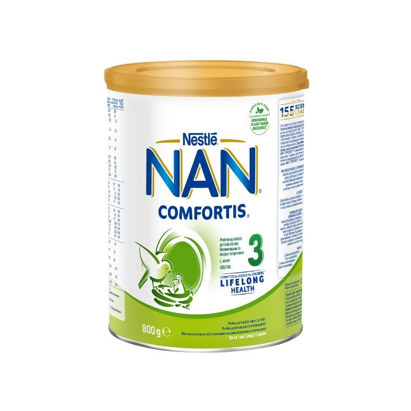 Formula de lapte praf NAN Comfortis 3, de la 1 an, 800 g, Nestle Hrana bebe si copii 2023-09-22