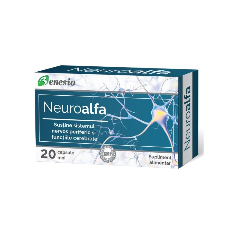 Neuroalfa, 20 capsule moi, Benesio Activitate imagine noua