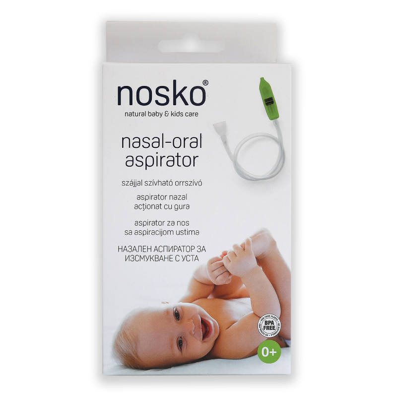 Aspirator Nazal Pentru Nou Nascuti Si Copii, +0luni, Nosko Mouth
