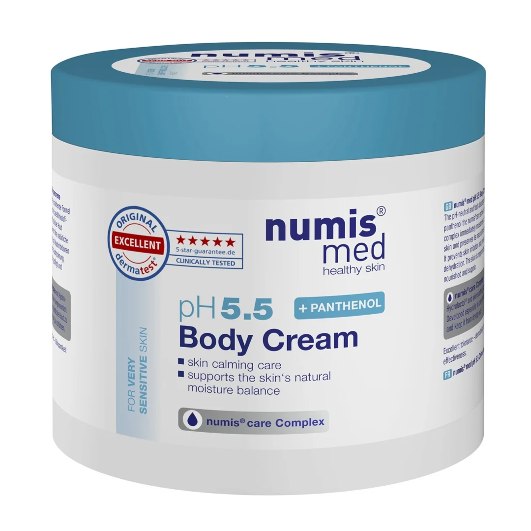 Crema de corp cu panthenol pH 5.5, 400 ml, NumisMed