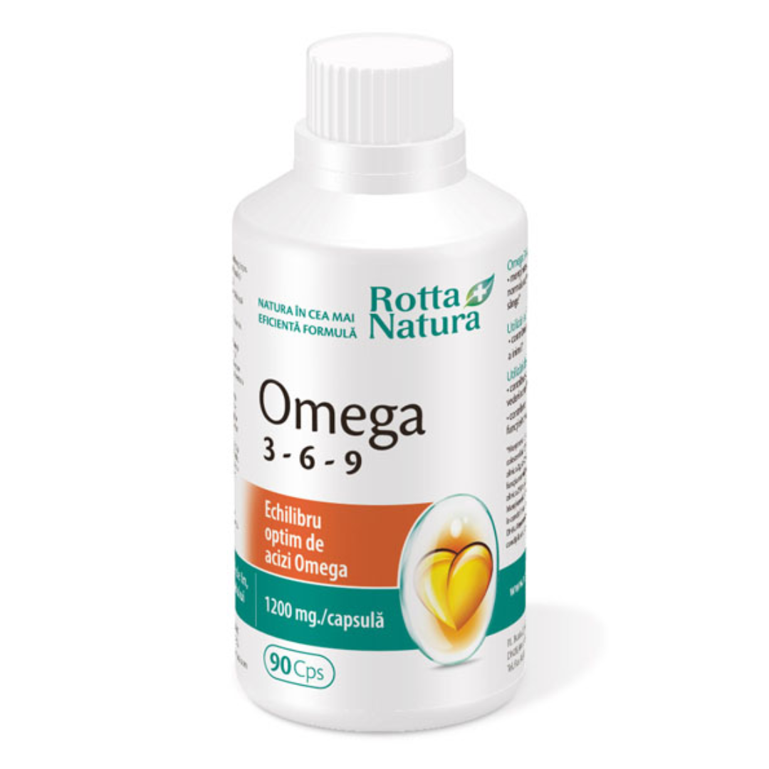 Omega 3 - 6 - 9, 90 capsule, Rotta Natura