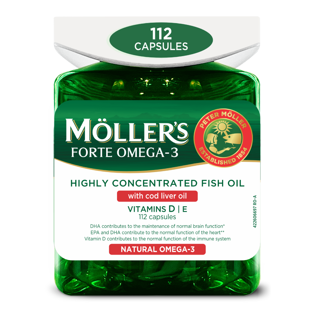 Omega 3 Forte, 112 capsule, Moller\'s