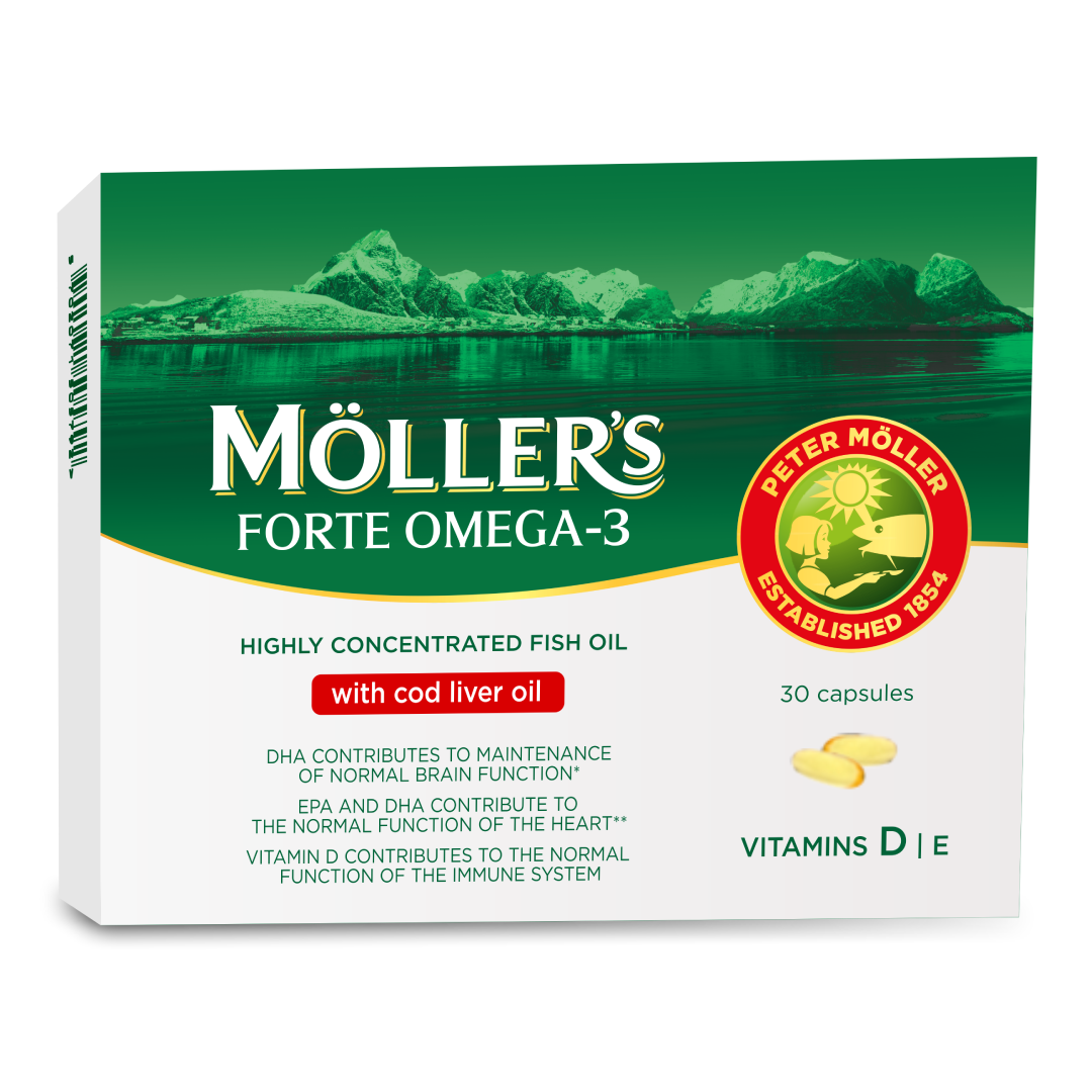 Omega 3 Forte, 30 capsule, Moller's Omega 3 Forte, 30 capsule, Moller's