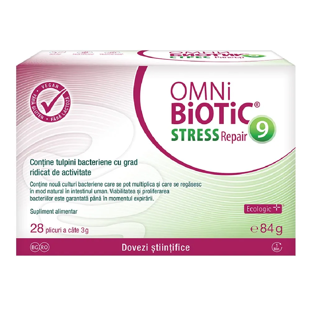 Omni Biotic Stress Repair, 28 plicuri, Institut AllergoSan