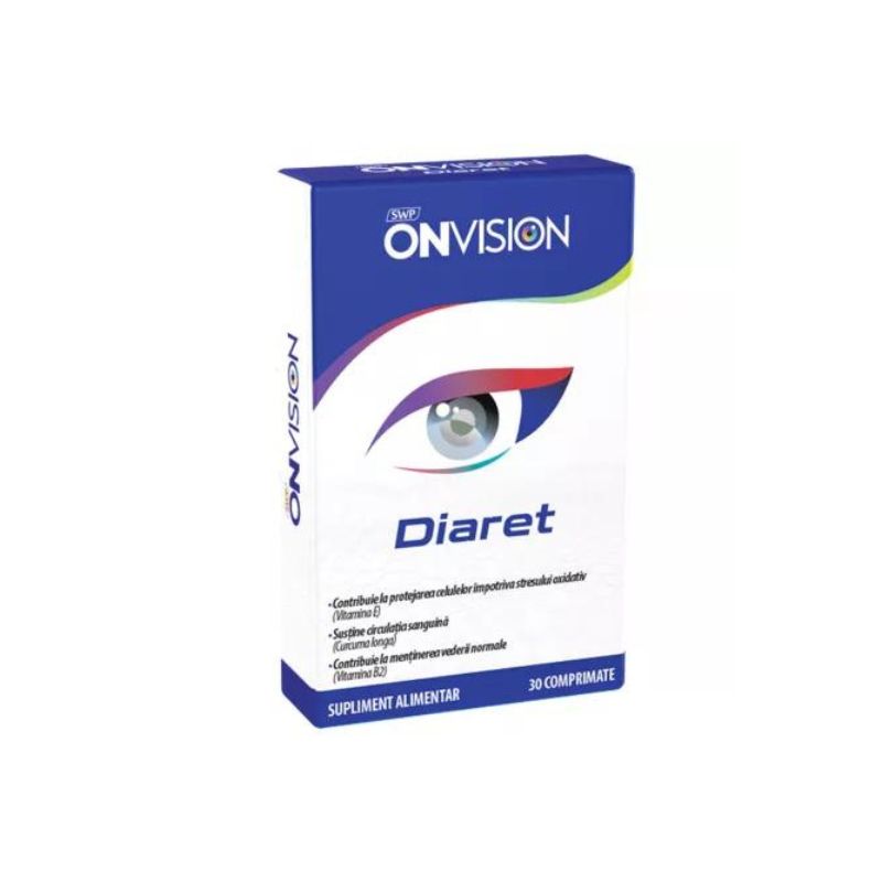 Onvision Diaret, 30 capsule, Sun Wave Pharma capsule imagine noua