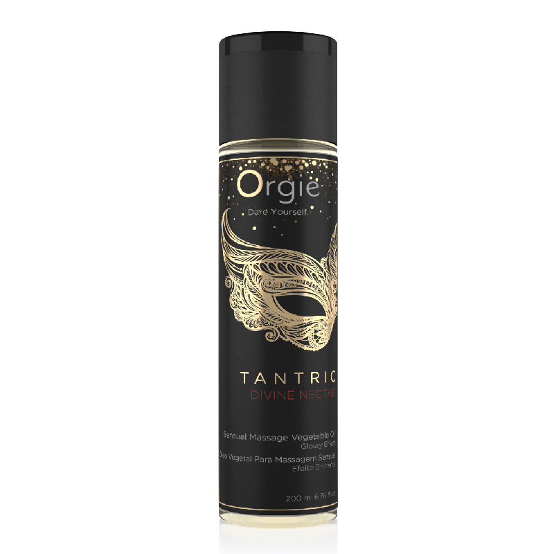 Ulei Vegetal Pentru Masaj Senzual Tantric Divine Nectar, 200 Ml, Orgie