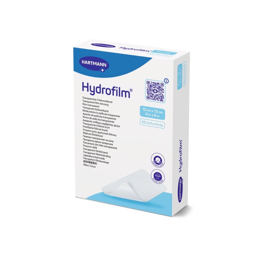 Pansament transparent Hydrofilm, 10*15 cm, 50 bucati, HartMann